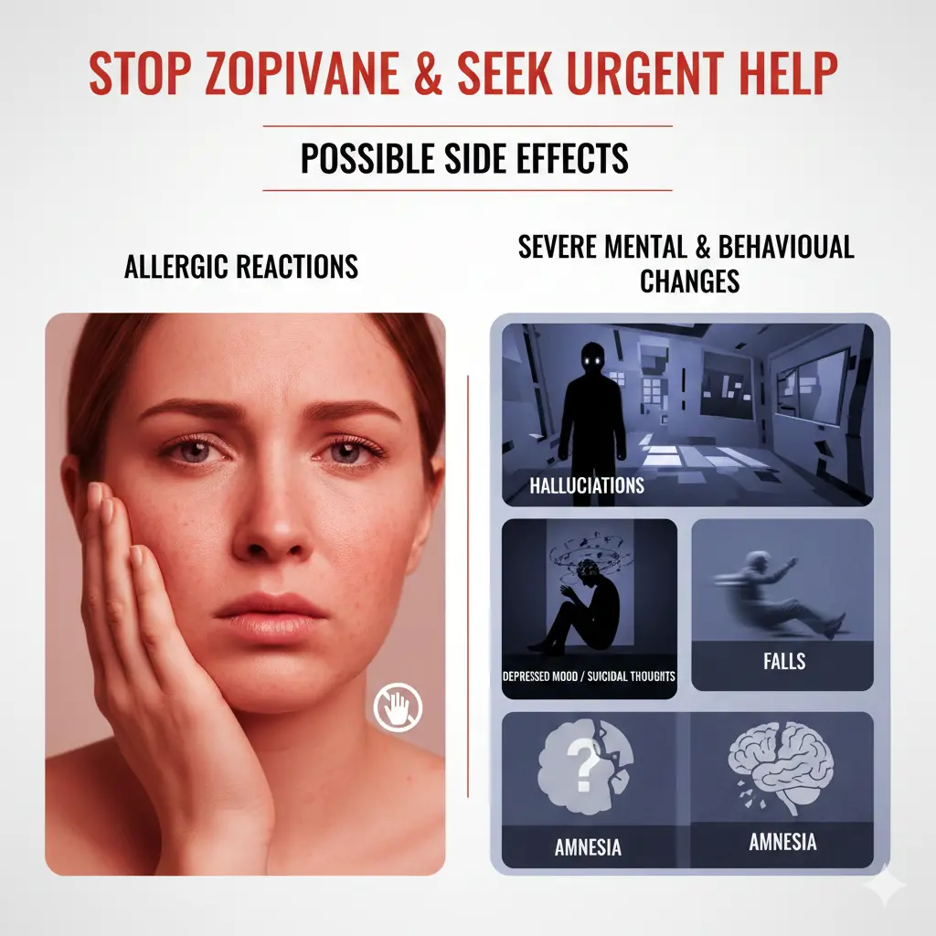 ZOPIVANE Serious Side Effects