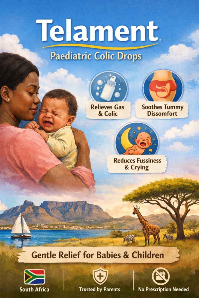 Telament Paediatric Colic Drops Uses In South Africa- Dosage