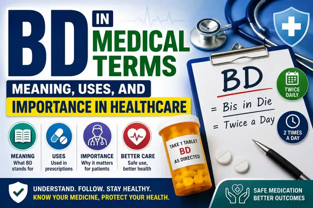 BD in Medical Terms: Meaning, Uses, Prescription Instruction